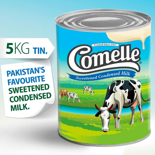 Comelle - Full Cream Sweet Condensed Milk - 5Kg (4 Packs) - 20KG