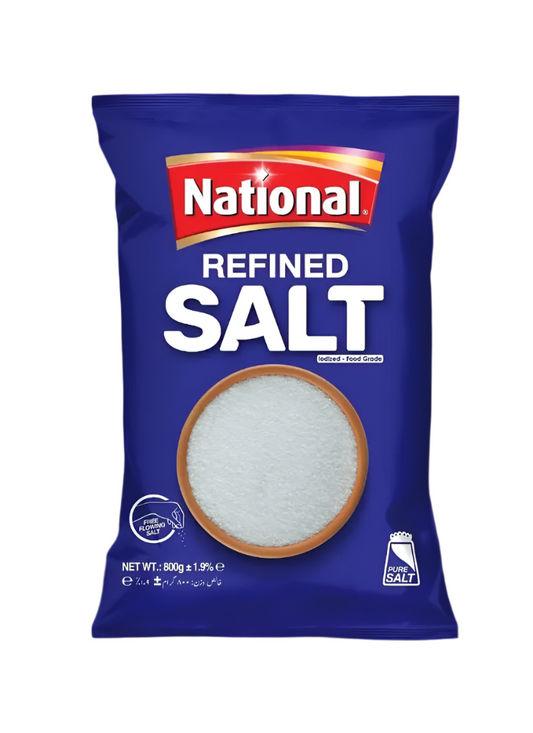 National Foods - Refined Salt 800G x24 ct