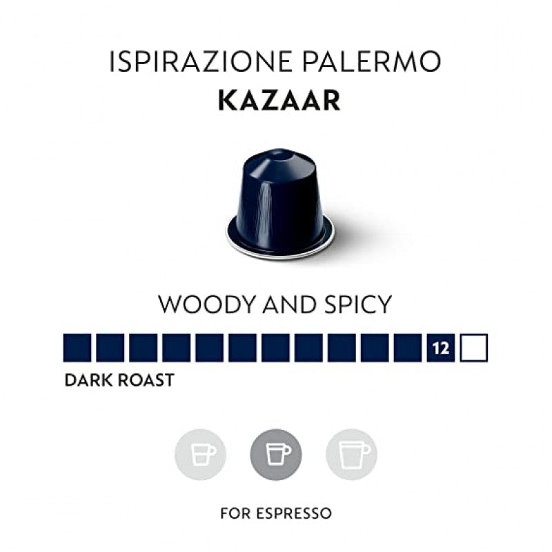 Nespresso - Ispirazione - Palmermo Kazaar - Coffee Capsule - Sleeve Of 10