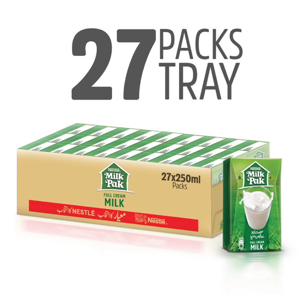 MilkPak - Full Cream Milk - 250ML - 1 Carton (250MLx27 Packs)