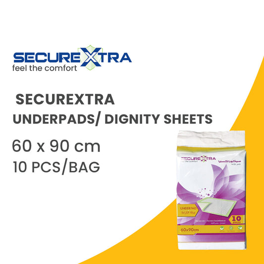 SecureXtra - Disposable - Under Pad - 60 x 90 cm - 10 pieces