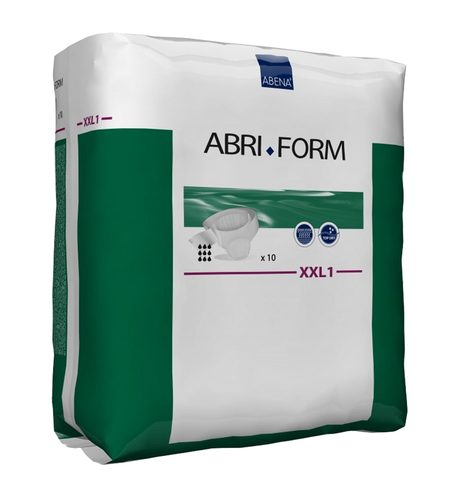 ABRI-FORM - Adult Diaper - XXL- Up to 254 cm -10 pcs