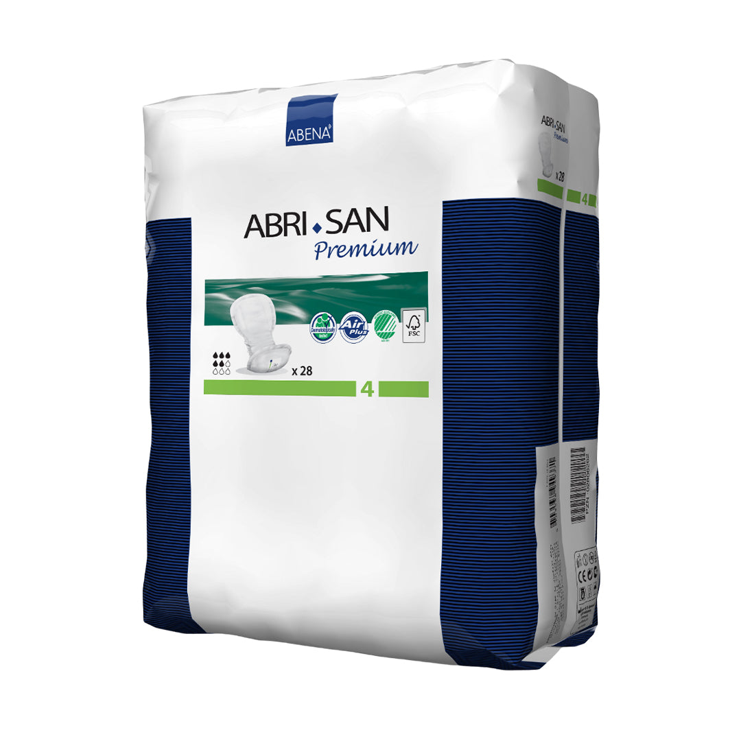 Abri San 4 (Abena Light Super 4) - Unisex - Pads - 20 x 42 cm - 30 pieces
