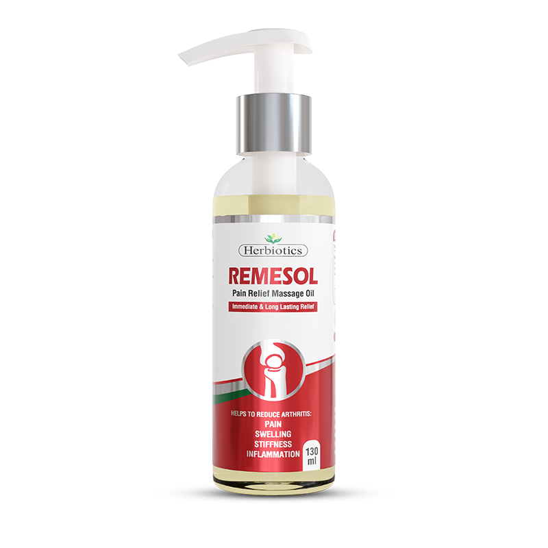 Herbiotics - Remesol Oil - Oil - Standard Bottle - Pain Relief