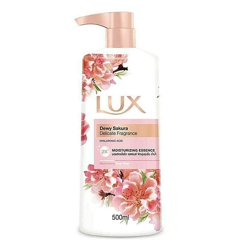 Lux - Dewy Sakura - Body Wash - Shower Gel - 450 ml (Imported)