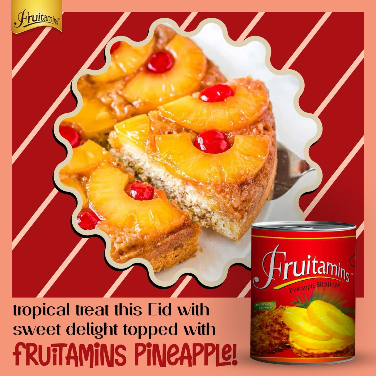 Fruitamins - Sliced Pineapple - 3kg - Imported - 6 Pcs