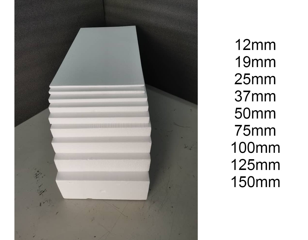 White Styrofam Sheet - 24"x36" - 1" (25 mm) - 1 Sheet