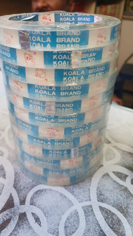 Packing Tapes - Carton Tape - Super Adhesive - Transparent - 1" Inch - 12 pieces