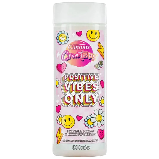 CUSSONS Creations - BATH SOAK - POSITIVE WIBES ONLY - 500ml