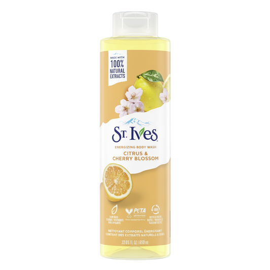 ST. Ives - CITRUS & CHERRY BLOSSOM - BODY WASH - 650ml / 22oz