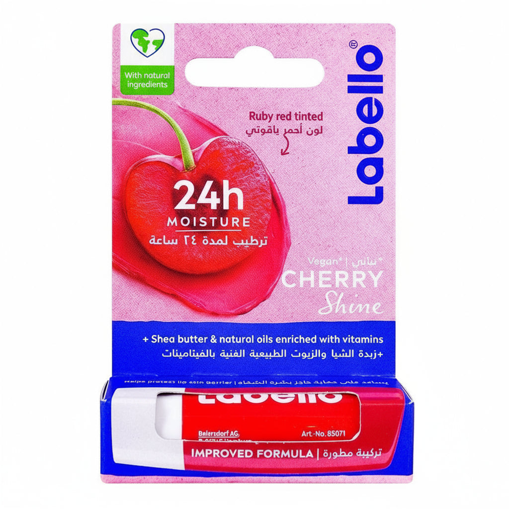 Labello - CHERRY SHINE - LIP BALM - 4.8gm