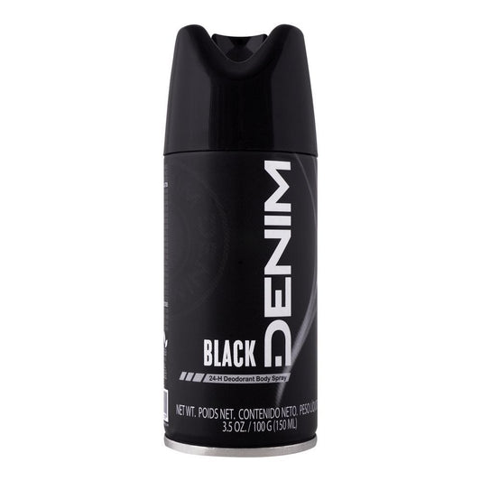 DENIM - BLACK - 24H Deodorant Body Spray - 150ml