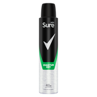Men SURE - QUANTUM DRY - Deodorant Body Spray for Men - ( 1X6 ) 200ml