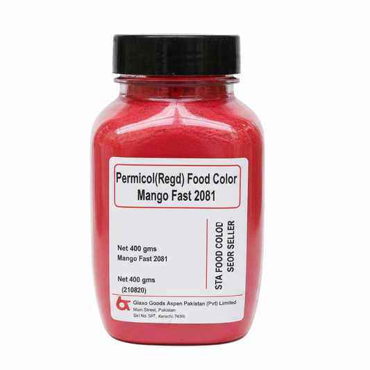 Bush Boake Allen - Mango Fast 2081 -Water Soluble Permitted Food Colour - 400 gm