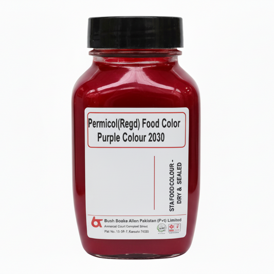 Bush Boake Allen - Purple Colour 2030 -Water Soluble Permitted Food Colour - 400gm