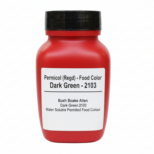 Bush Boake Allen - Dark Green 2103 -Water Soluble Permitted Food Colour - 400g