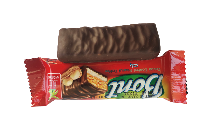 Anata - BONT - Cocoa Coated Peanut Toffee - Chocolate Bar - 20gm (Pack of 30)