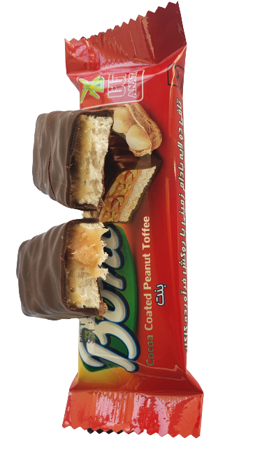 Anata - BONT - Cocoa Coated Peanut Toffee - Chocolate Bar - 20gm (Pack of 30)