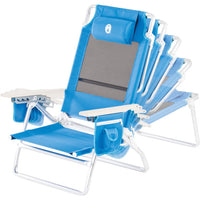 Coleman - Low Recliner Chair -Blue