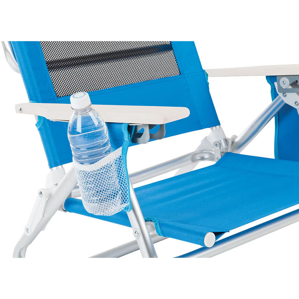 Coleman - Low Recliner Chair -Blue