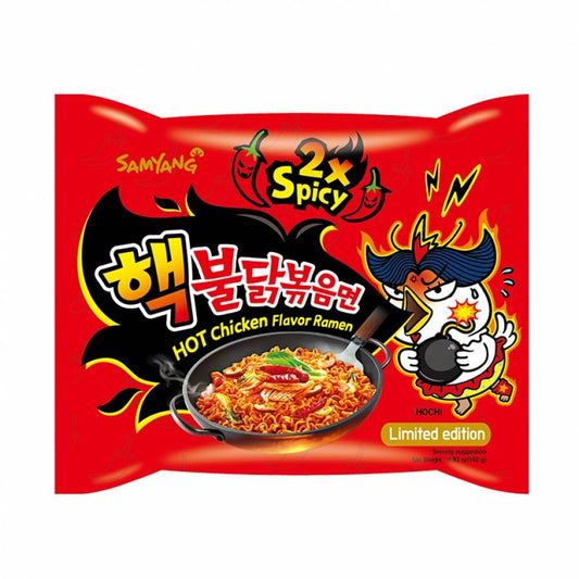 Samyang - Bulduk - Hot Chicken Ramen - 2X Spicy Noodle - 140G - Pack of 5