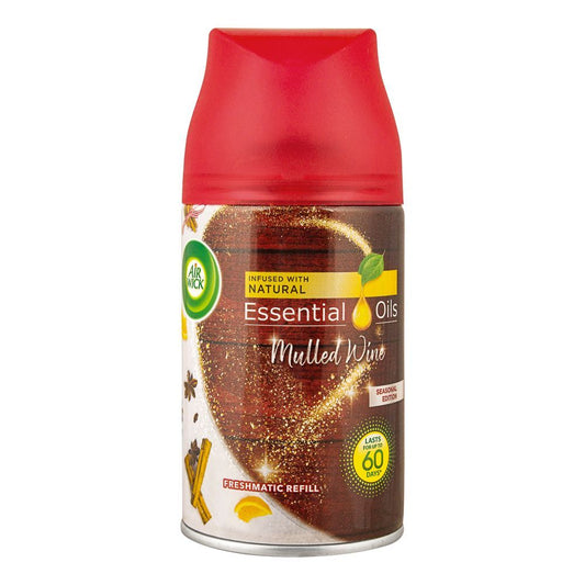 Airwick - Automatic Refill - Essential Oils - Mulled Wine - Air Freshener - Room Spray - 250ml