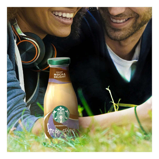 Starbucks Frappuccino - Creamy Mocha Delight - Coffee Drink Bottle 250ml  - Best Before 12-12-22