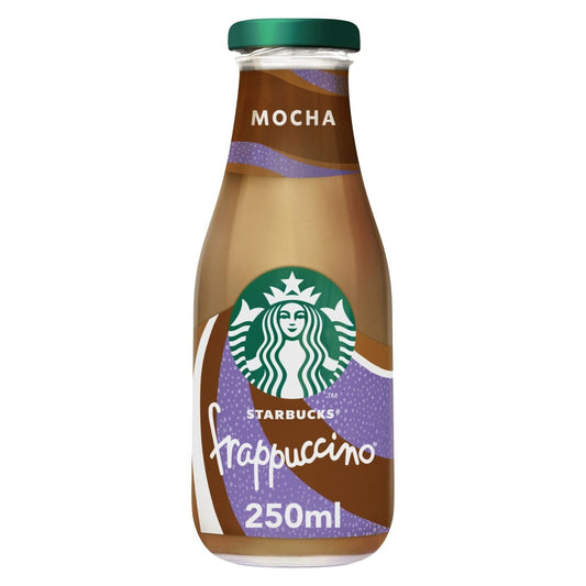 Starbucks Frappuccino - Creamy Mocha Delight - Coffee Drink Bottle 250ml  - Best Before 12-12-22
