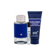 Mont Blanc Explorer Ultra Blue Pour Homme Men Perfume Set - EDP 100ml + EDP 7.5ml + Shower Gel