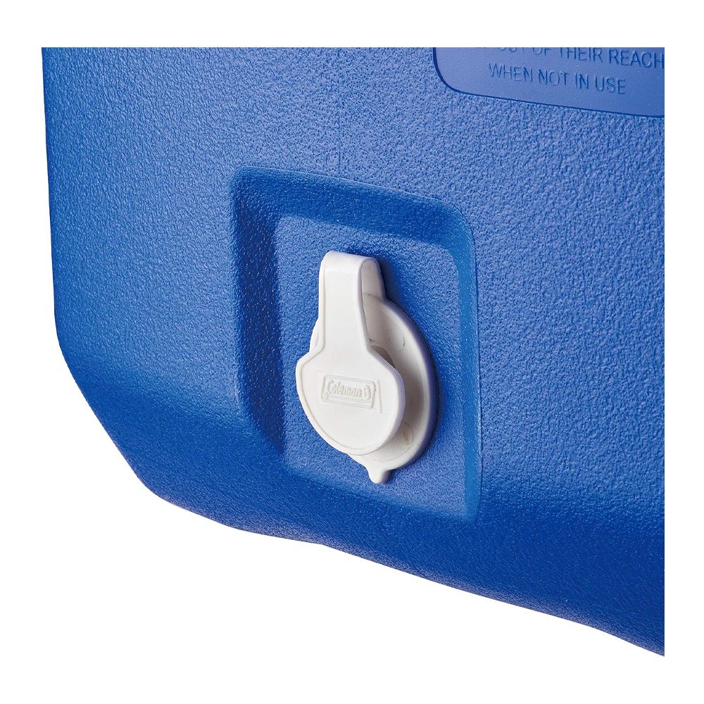Coleman - 48 Quart Cooler, Portable Ice Box for Camping, Drinks & Picnics, Blue
