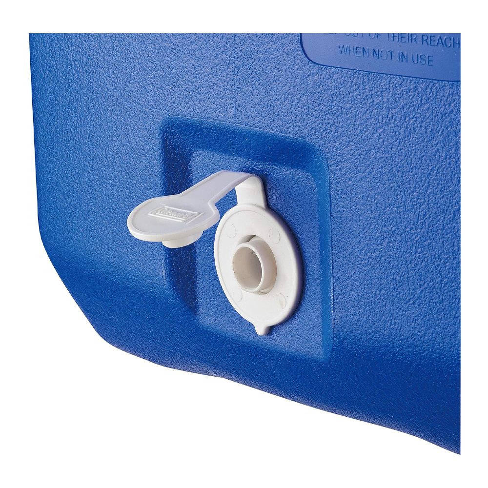 Coleman - 48 Quart Cooler, Portable Ice Box for Camping, Drinks & Picnics, Blue