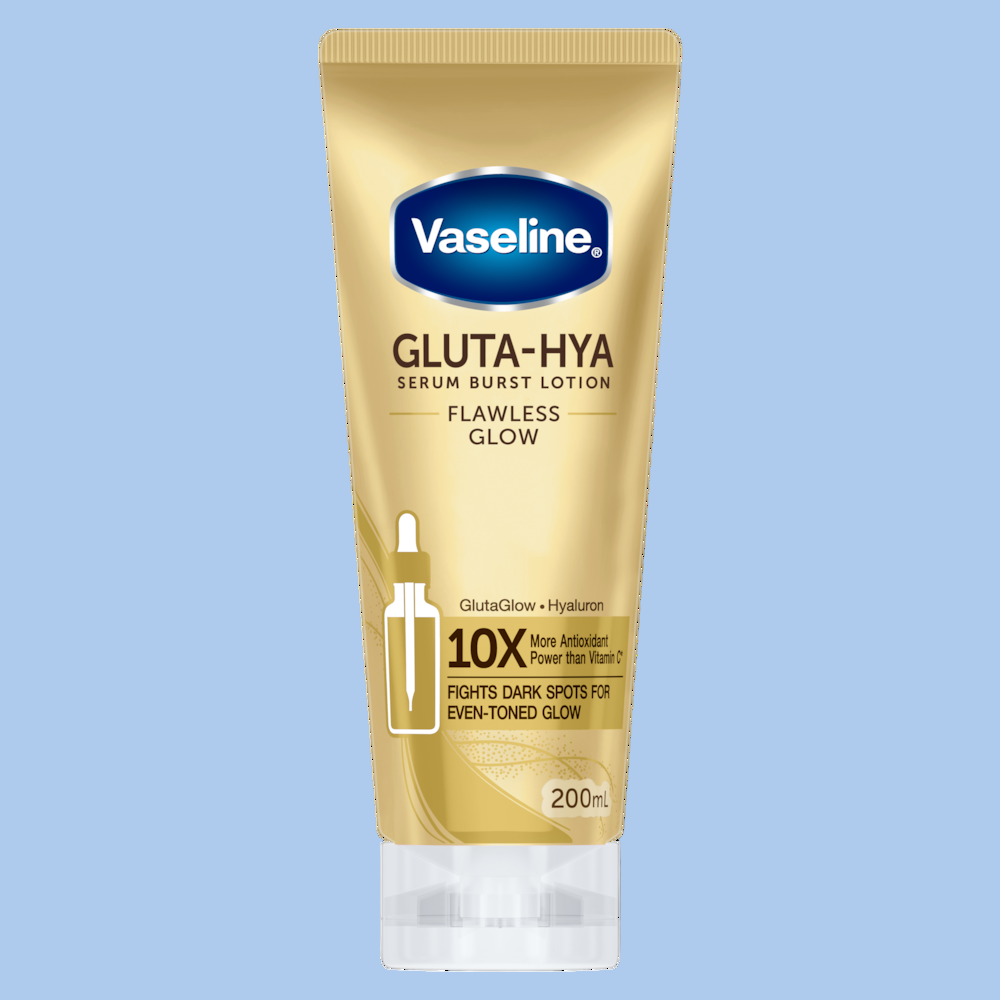 Vaseline - GLUTA-HYA - FLAWLESS GLOW - SERUM BRUST UV LOTION - (1X12) 300ml