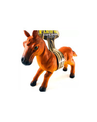 Soft Rubber Farm Horse Toy Set for Kids