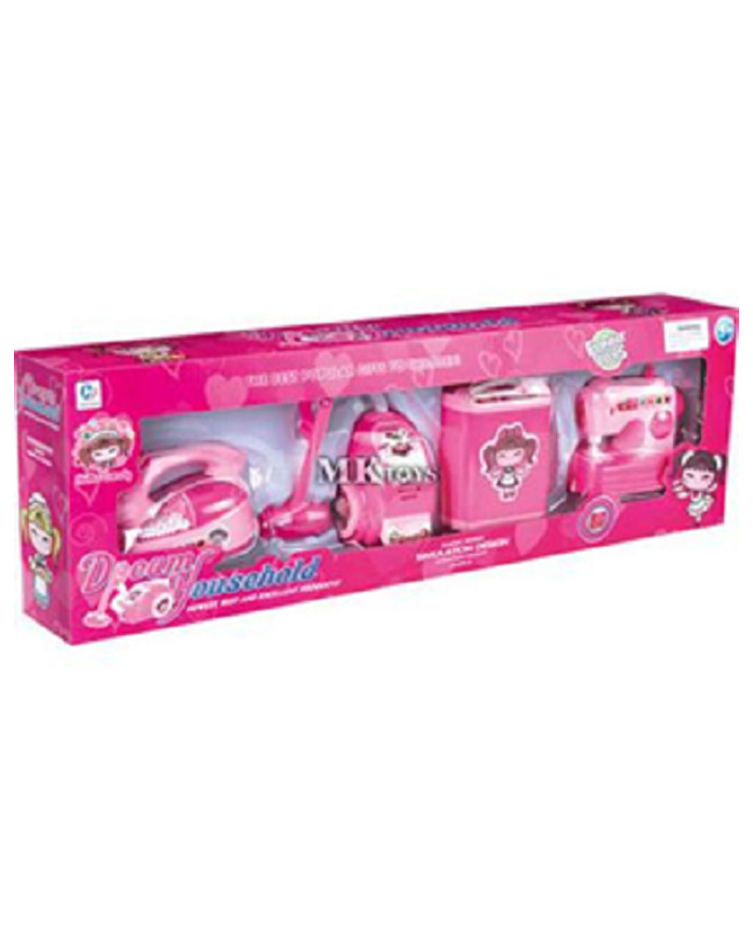 Mini Household 4 in 1 Toy Set with Battery Operated