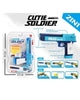 Cutie 2in1 Soldier Soft Bullet Gun  Sticky Dart Pistol Gun