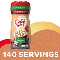Nestle - Coffee Mate - Powder Coffee Creamer - Zero Sugar - Sugar Free - Vanilla Caramel - 10.2 oz (289g)