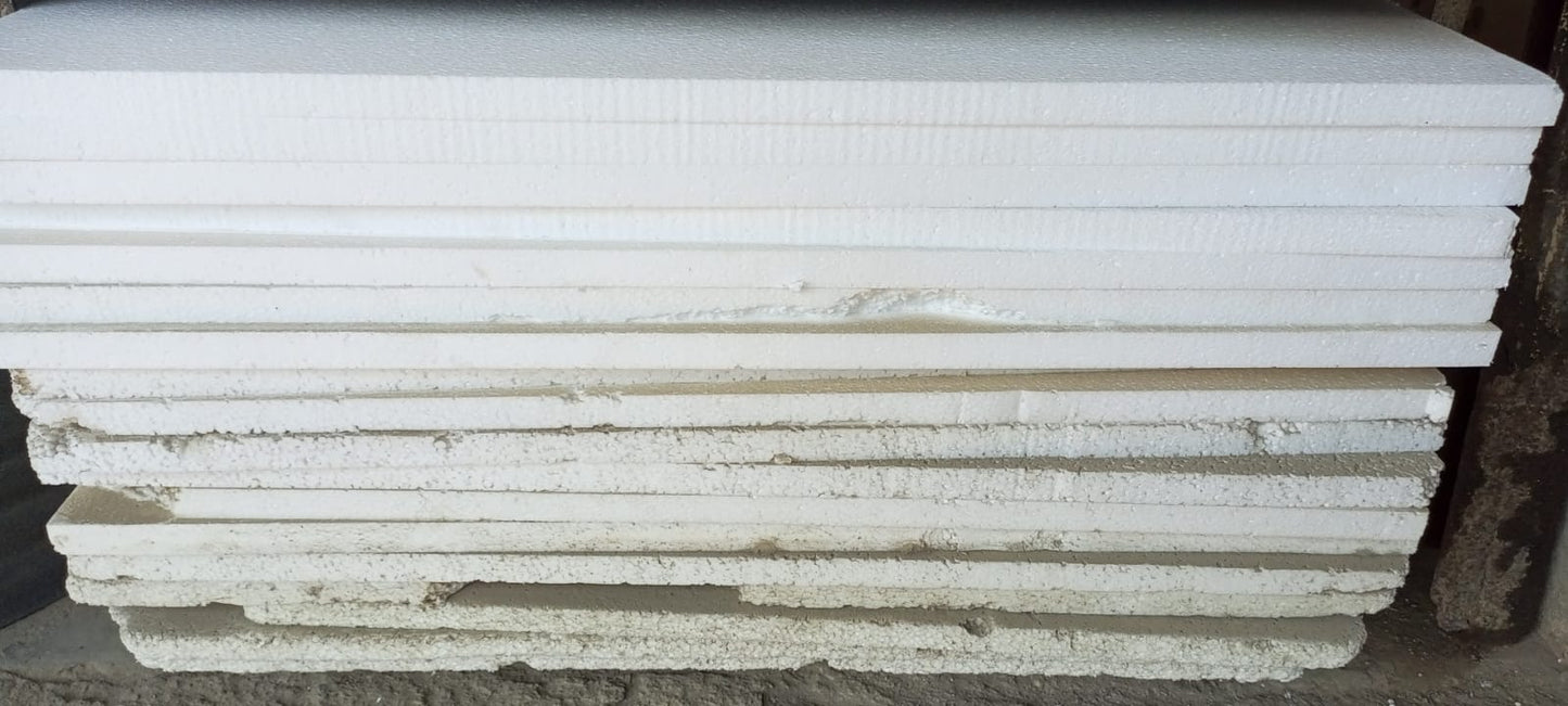 White Styrofam Sheet - 24"x36" - 1.5" (37 mm) - 1 Sheet