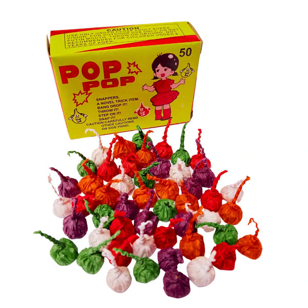 Pop Pop - Fun Mini Sparkling Crackers - For Kids - KARACHI ONLY