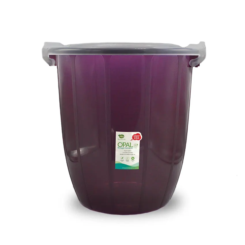 Opal Food Storage Container XL - (24Ltr) Transparent in Purple