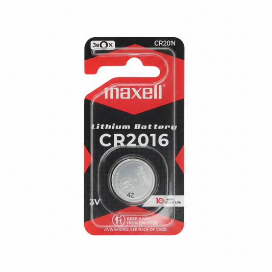 Maxell - Lithium Coin Battery - CR2016 - 3V