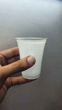 4 Oz - Milky Cup - White Plastic Cup