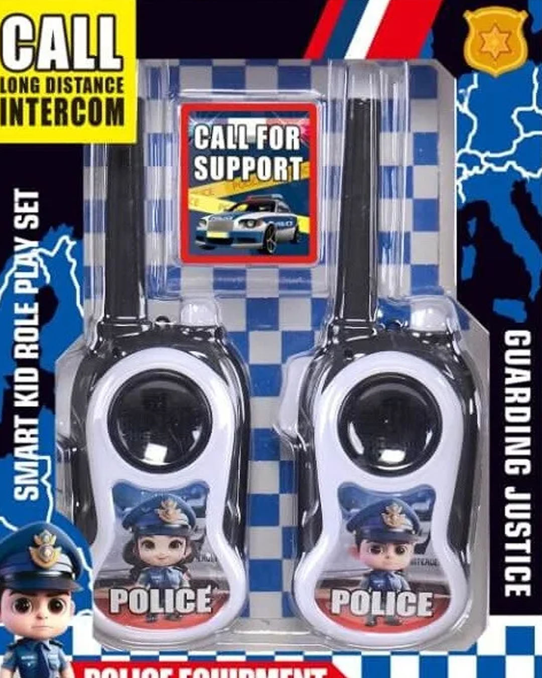 Police Walkie-Talkie Toy  Kids Communication