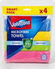 Johnsons Microfibre Towels - 4 Pack