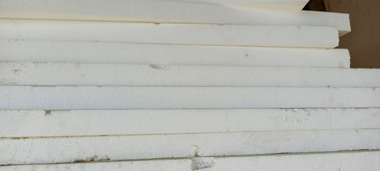 White Styrofam Sheet - 24"x36" - 2.5" (63 mm) - 10 Sheets