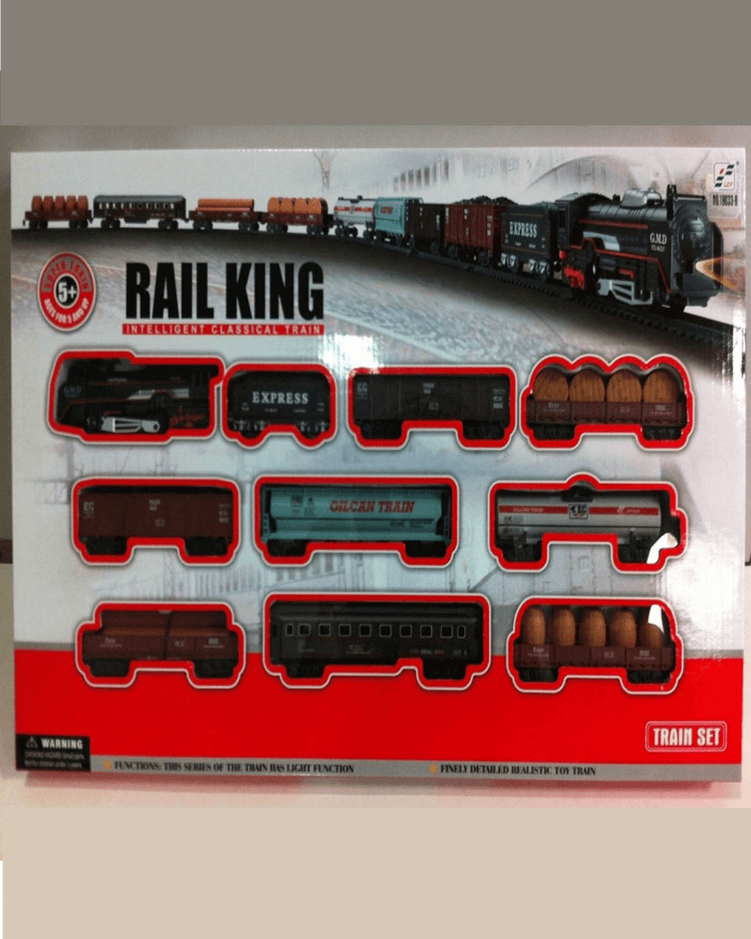Electric Operated Railway Classic Train Set for Kids