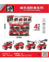 Munchkin Land 4PC Fire Truck Set for Kids
