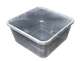 3000 ML - Container Boxes -Transparent Plain - Plastic Disposable Food Container With Lid