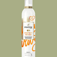 PANTENE - PERFECT WAVES - Nourishing Mousse - Hold Level 3 - Hair Spray - 200ml