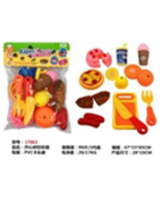 Happy Fight Cut Sliceable Fruits Cutting Play Toy Set