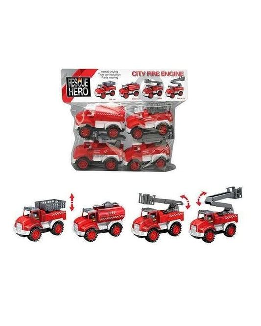 Munchkin Land 4PC Fire Truck Set for Kids
